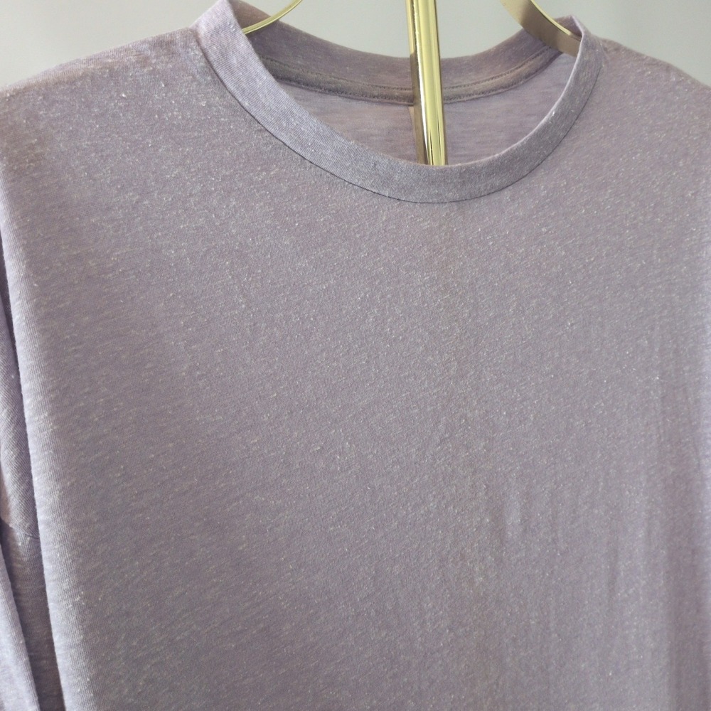 Acting Pro T-Shirt Dress Women 2XL Purple Heathered Oversized Short Sleeve - Picture 4 of 10
